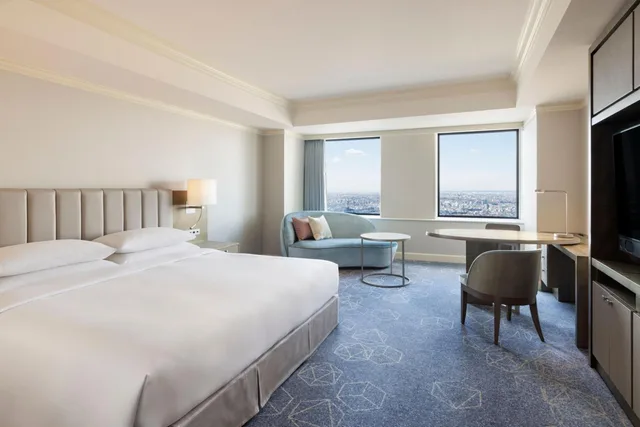غرفة ديلوكس بسرير كينج بإطلالة على المدينة، Nagoya Marriott Associa Hotel 1/6