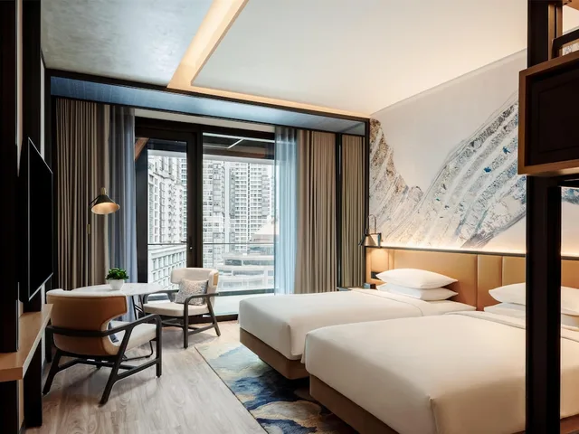 غرفة ديلوكس بسريرين منفصلين بشرفة، Hyatt Centric City Centre Kuala Lumpur 4/4