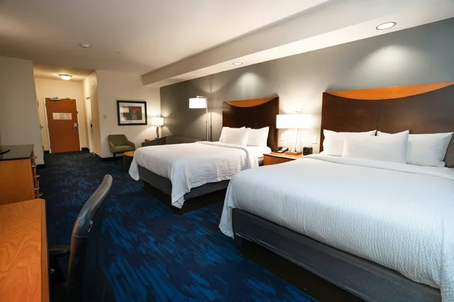 غرفة بسريرين كوين، Fairfield Inn And Suites Grand Island 1/3