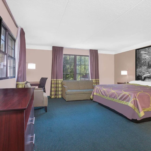 غرفة بسرير كينج للمدخنين، Super 8 By Wyndham Austell/Six Flags 2/10