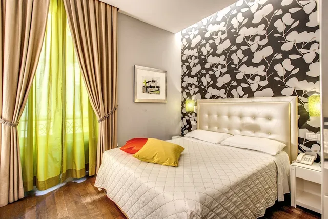Room, Single, King Bed, Boutique Hotel Roma 4/10