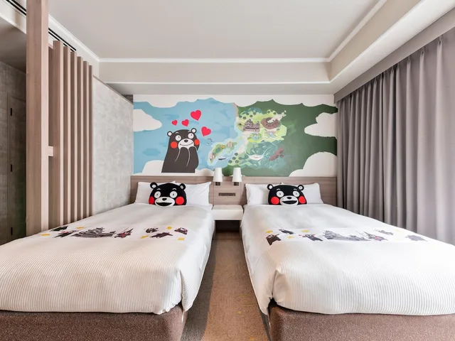 غرفة قياسية بسريرين منفصلين مع أريكة، Mitsui Garden Hotel Kumamoto 2/3