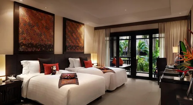 غرفة ديلوكس بسرير مزدوج أو سريرين منفصلين بإطلالة على الحديقة، Bo Phut Resort and Spa 2/3