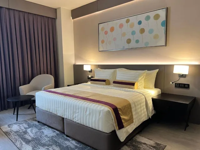غرفة بريميوم بمطبخ صغير، Khalidia Palace Hotel Dubai 1/2