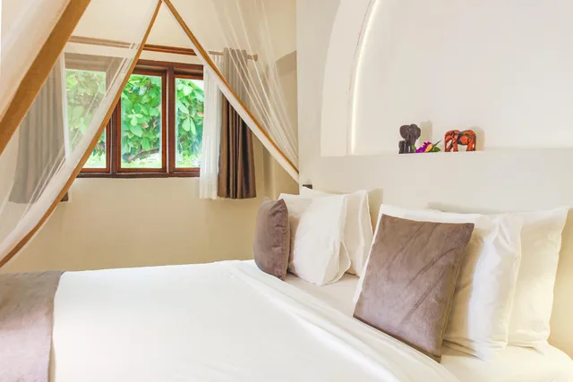 غرفة بسرير مزدوج بإطلالة على المسبح، Kupaga Villas Boutique Hotel 3/10