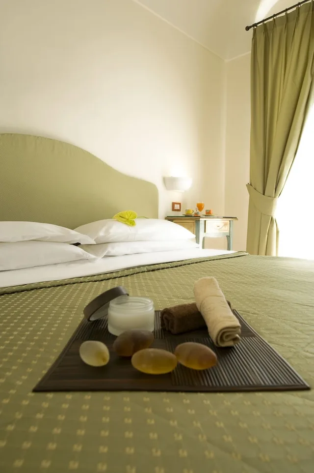 غرفة بسريرين منفصلين بإطلالة على الحديقة، Hotel Margherita 6/10