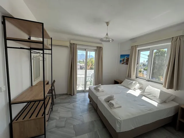 شقة بسرير كوين وسريرين منفصلين بغرفة نوم واحدة، Kaloxenia Apartments 1/10