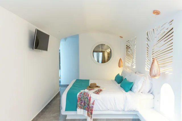 غرفة سيغنتشر بسرير كوين بإطلالة على البحر، Breaq Santorini Hotel (Ex Margarita Hotel Santorini) 1/5