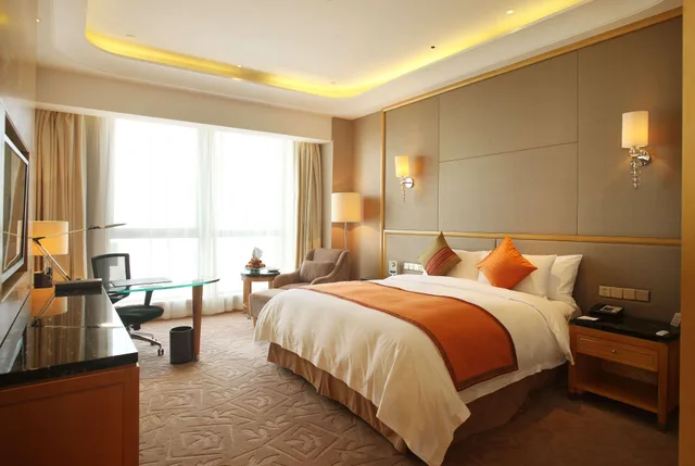 غرفة بسريرين منفصلين للمدخنين، Wyndham Grand Plaza Royale Changsheng Jiangyin 1/1
