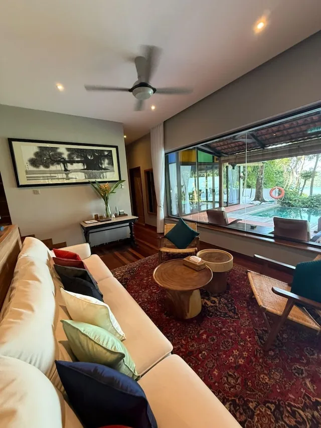 فيلا فاخرة بسريرين منفصلين وسريرين كينج بإطلالة على البحر بـ3 غرف نوم بمسبح خاص، Ambong Pool Villas 5/10