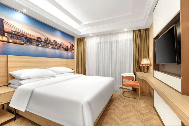 غرفة سوبيريور بسرير كوين، Vienna Hotel (Shanghai Jing'an Gaoping Road) 1/1