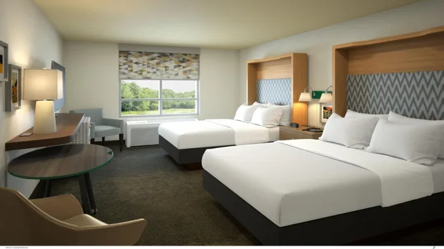 غرفة بسريرين كوين، Holiday Inn Dallas Market Ctr Love Field, an IHG hotel 3/4