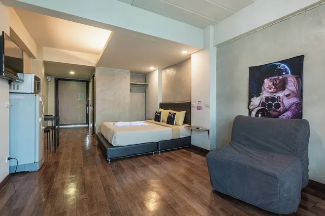 غرفة ديلوكس بسرير مزدوج، Bkk39 Airport hotel 7/10