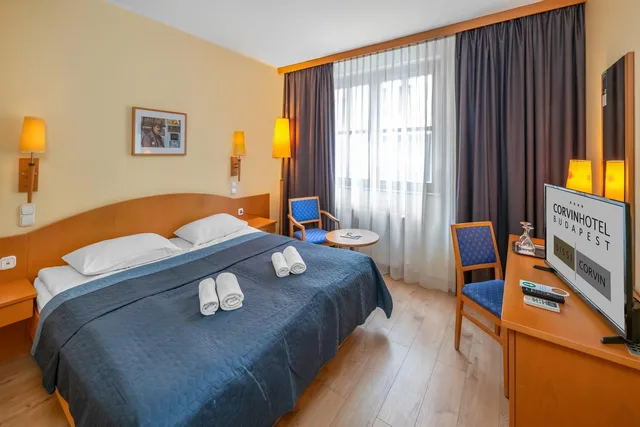 غرفة مفردة بسرير مزدوج، Corvin Hotel Budapest Corvin and Sissi Wing 1/1