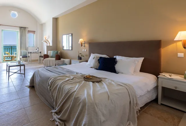 Junior Suite, Double and Twin Beds, Sea View, Accessible, GRAND BAY BEACH RESORT KOLYMBARI 1/3