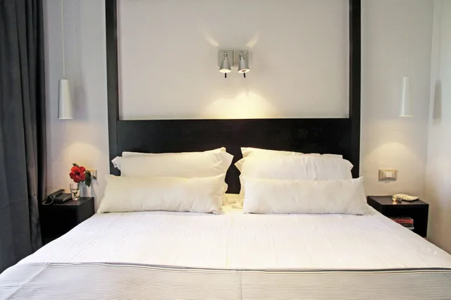 2 Bedrooms, Apartment, 2 Queen and Twin Beds, Inland View، Atlantica Caldera Beach Hotel 1/5