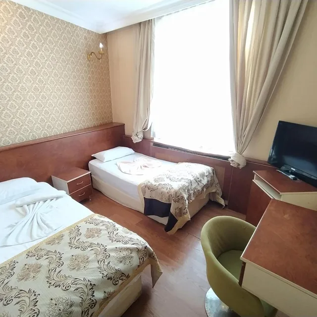 غرفة قياسية بسرير مزدوج أو سريرين منفصلين، Turvan Hotel 9/10