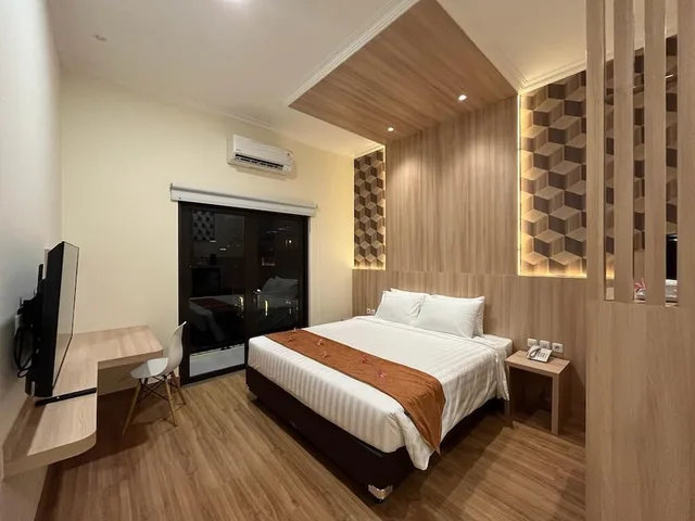 غرفة بريميير بسرير كينج بشرفة، D'Bamboo Suites 9/10