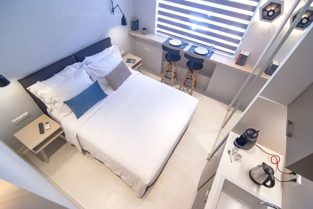 غرفة اقتصادية بسرير كوين، Acropolis Stay 2/5