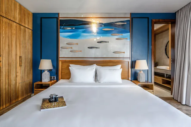 جناح ديلوكس بسرير كينج بإطلالة على النهر، Seahorse Han Market Da Nang Hostel by Haviland 1/4