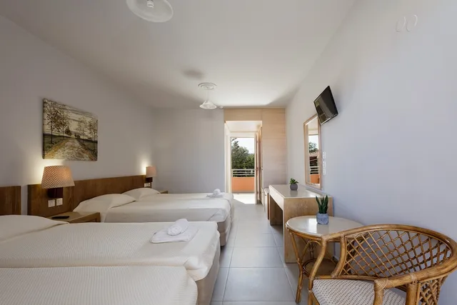 غرفة عائلية رباعية بأربعة أسرّة، Rethymno Village 8/10