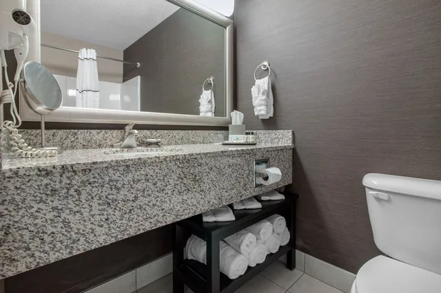 غرفة بسرير كينج مع أريكة، Norfolk Lodge Suites Ascend Hotel Collection 10/10
