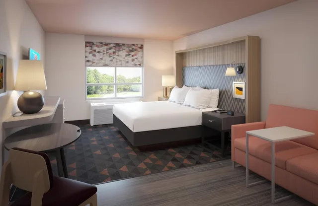 جناح بسرير كينج بغرفة نوم واحدة، Holiday Inn Suites Savannah Airport Pooler 1/5