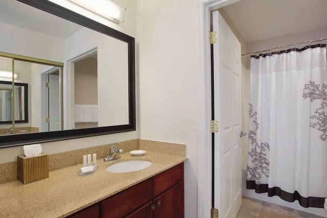 غرفة بسرير كينج بغرفة نوم واحدة مع أريكة لذوي الإعاقة، Residence Inn Marriott Joplin 3/3