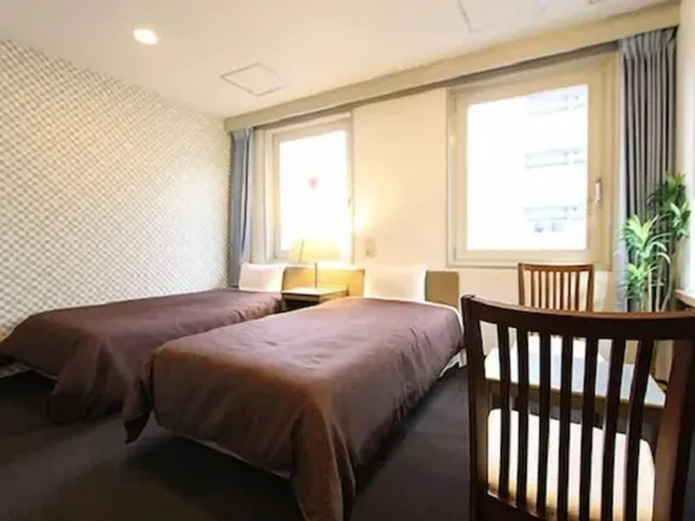 غرفة بسريرين منفصلين لغير المدخنين، HOTEL LiVEMAX Budget Tokyo Kiba 1/2