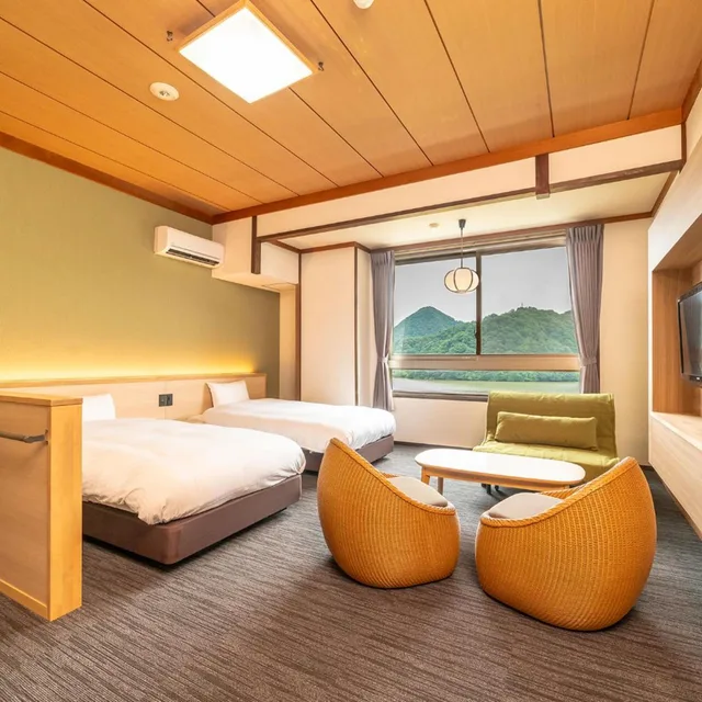 Superior, Twin Beds, Riverside, Oedo Onsen Monogatari Kinosaki Onsen Kinosaki 8/8