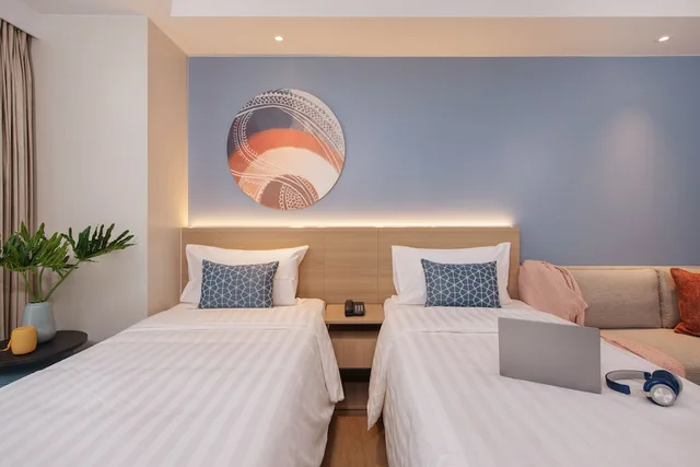 استوديو بريميير كلاسيكي بسريرين منفصلين، Citadines Roces Quezon City 3/7