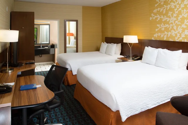 غرفة بسرير كوين وسرير كوين لذوي الإعاقة، Fairfield Inn Anaheim Hills 1/1