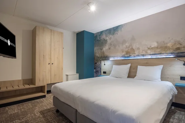 جناح عائلي بسرير مزدوج وسريرين منفصلين، Fletcher Hotel Jan Van Scorel 2/5