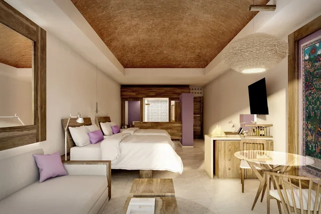 Garden Suite, 2 Queen Beds، Hotel Xcaret Arte - Adults Only (16+) 3/8