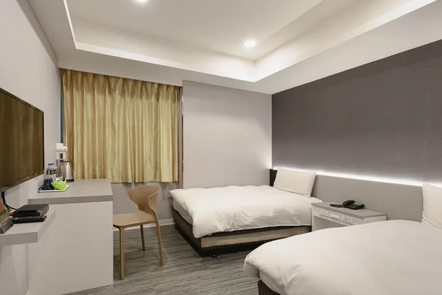 غرفة تنفيذية بسريرين منفصلين وسرير كينج، Taichung Kiwi Express Hotel-Fengjia 10/10
