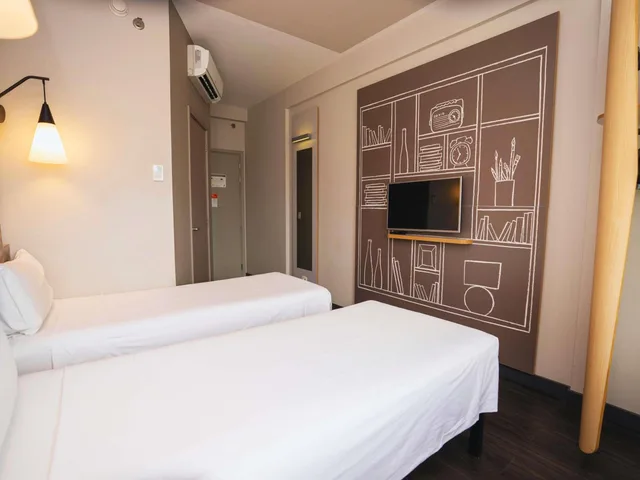غرفة قياسية بسريرين منفصلين، Ibis Sao Bernardo 5/8