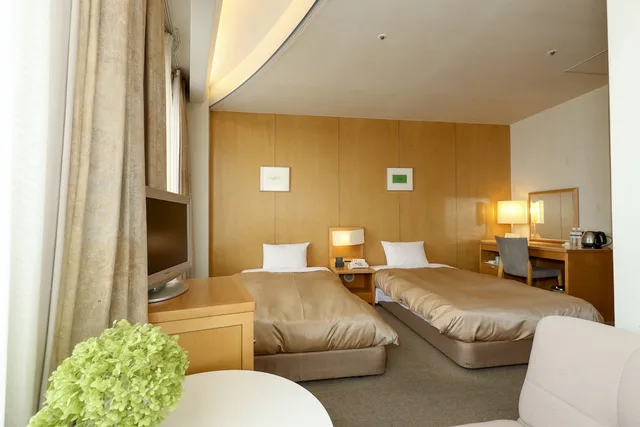 غرفة بسريرين منفصلين، Hotel Grandvert Gizan 3/5