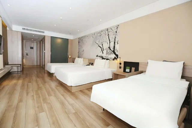 غرفة عائلية بسريرين منفصلين، Atour Hotel Nanjing Maqun 1/1