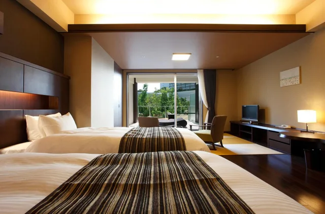 غرفة تُحدَّد عند الوصول، HOTEL WELLSEASON HAMANAKO 1/2