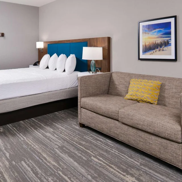 استوديو ديلوكس بسرير كينج، Hampton Inn & Suites Boise/Spectrum 5/7