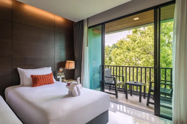 غرفة ديلوكس بسرير مزدوج أو سريرين منفصلين بإطلالة على الحديقة، Aree Tara Resort Krabi 9/10