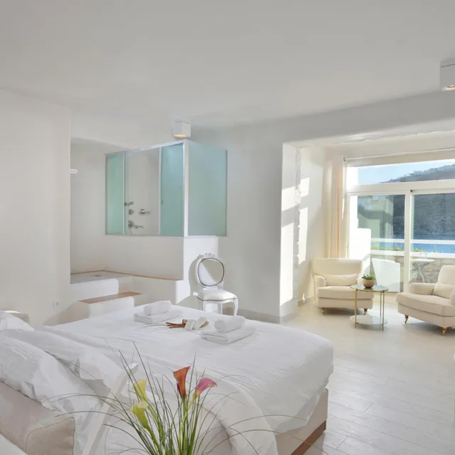 2 Bedrooms, Mediterranean, Suite, Villa, Sea View، Nissaki Boutique 8/10