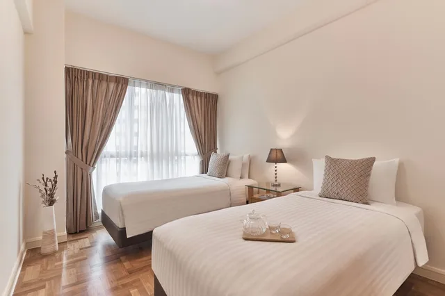 شقة بسرير كوين وسريرين منفصلين بغرفتي نوم، Village Residence Hougang 5/10
