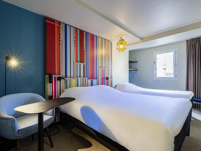 غرفة قياسية بسرير مزدوج وسرير فردي، ibis Styles Perpignan Centre Gare 2/10