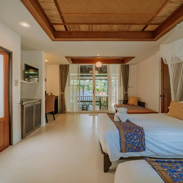 كوخ عائلي بسرير فردي، Ban Sainai Resort - SHA Extra Plus 5/10