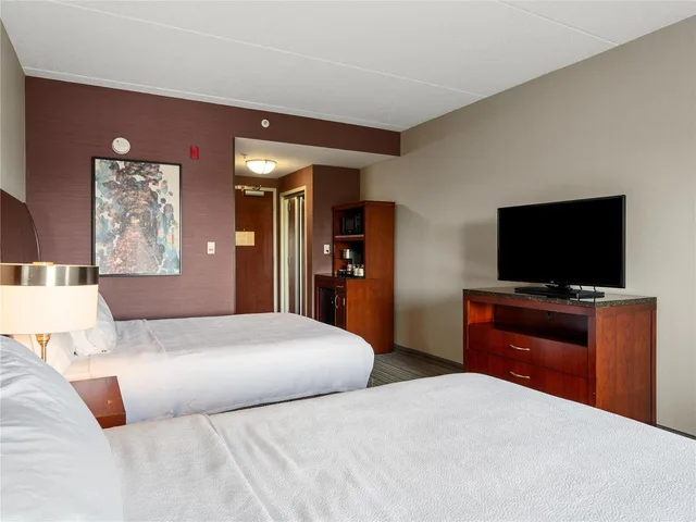 غرفة بريميوم بسريرين كوين، Hilton Garden Inn Winchester 3/7