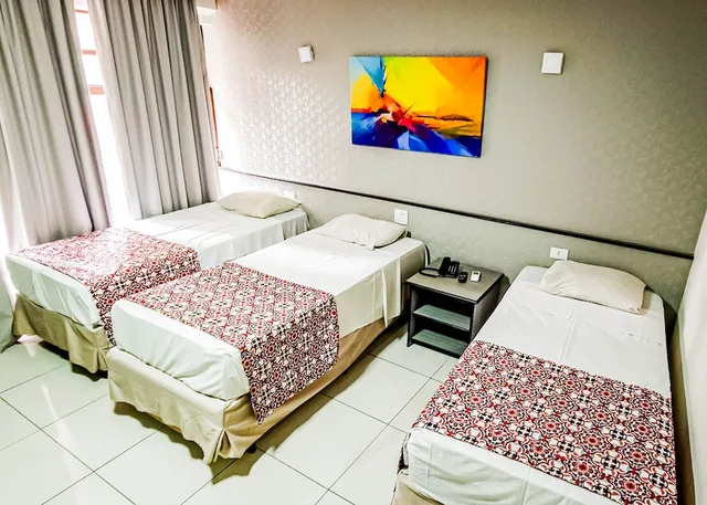 غرفة قياسية ثلاثية بثلاثة أسرّة، Hotel Euro Suite Sao Paulo by Nacional Inn 4/9