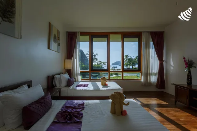 جناح عائلي بسرير مزدوج وسريرين منفصلين، Bundhaya Villas Koh Lipe 1/1