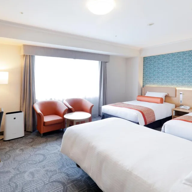 Room, Twin Beds, Excel View، Sapporo Excel Hotel Tokyu 3/8