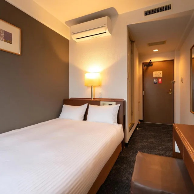 غرفة اقتصادية بسرير مزدوج، Omura Central Hotel 3/6